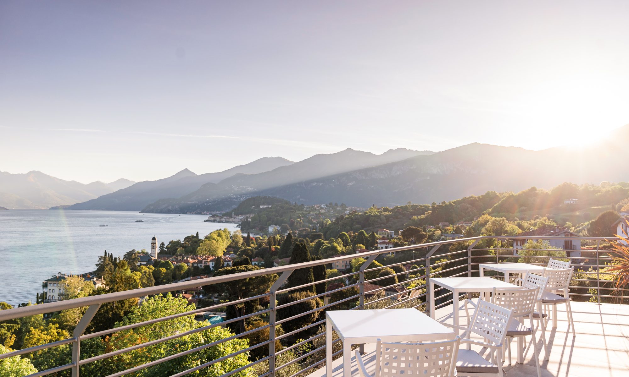 Open air panorama on Lake Como